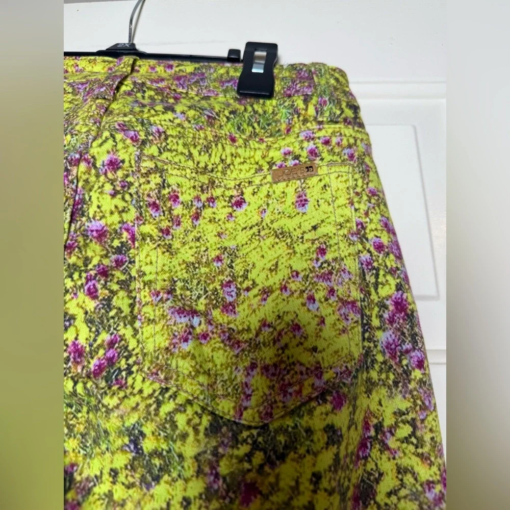 Joe's 'The Skinny' Neon Floral Stretch Denim Jeans